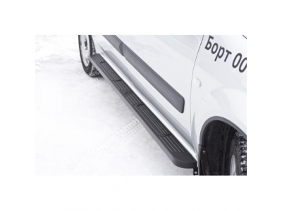 Пороги металлические для Lada Largus 2012-; Lada Largus (фургон) 2012- от РУССКАЯ АРТЕЛЬ Пороги металлические для Lada Largus 2012-; Lada Largus (фургон) 2012-