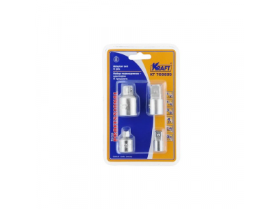 Набор переходников-адаптеров 1/2"Dr, 3/8"Dr и 1/4"Dr 4предмета