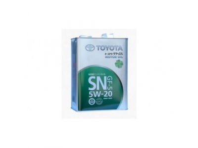 TOYOTA 5W-20 SN (4л) масло моторное для бензиновых двигателей от Toyota TOYOTA 5W-20 SN (4л) масло моторное для бензиновых двигателей
