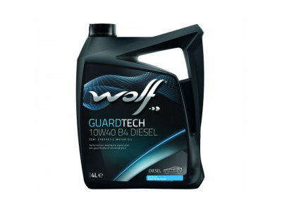 Моторное масло WOLF GUARDTECH 10W40 B4 DIESEL 4L