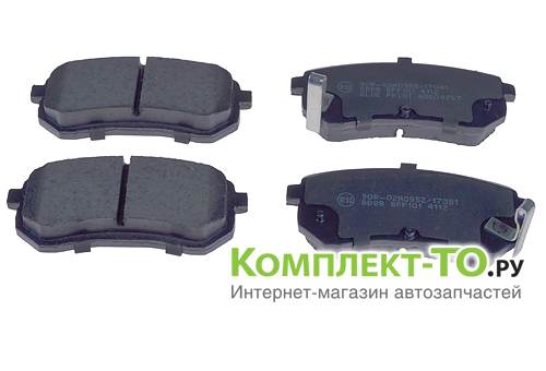 Колодки задние дисковые для КИА PICANTO 5830207A10